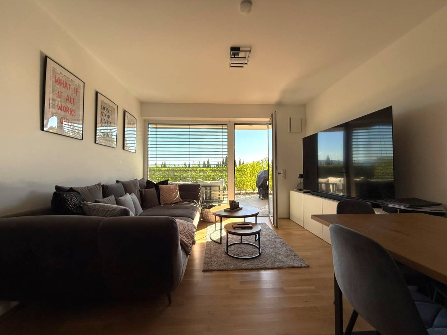 Bright apartment with terrace and underfloor heating