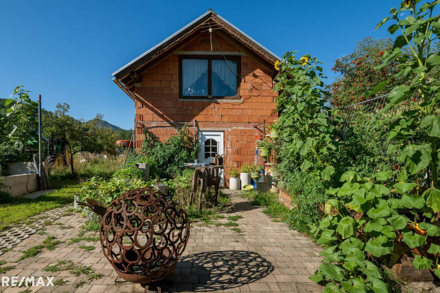 Apartment on farm with natural swimming pond and stables