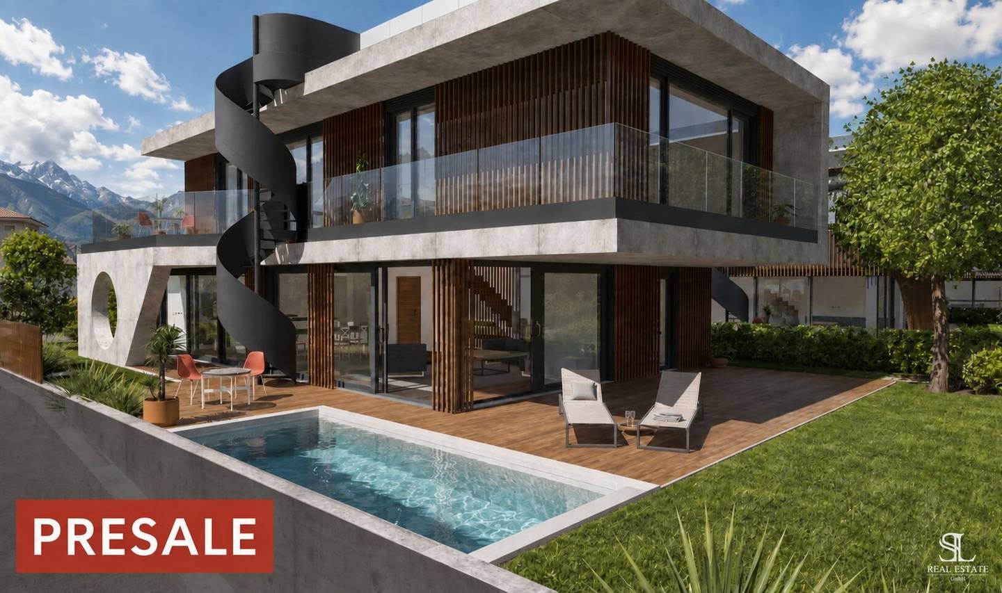 Turnkey architect dream house in Rum – sunny southwest location with panoramic view and underground garage included