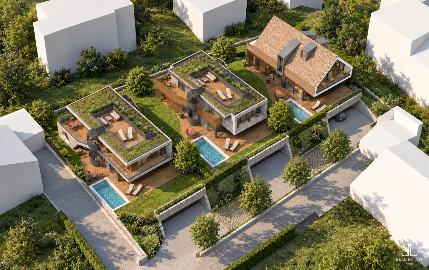 Turnkey architect dream house in Rum – sunny southwest location with panoramic view and underground garage included