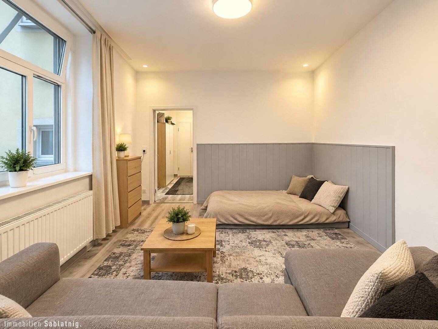 MODERN. PRACTICAL. CENTRAL! 2-room apartment with spacious loggia!