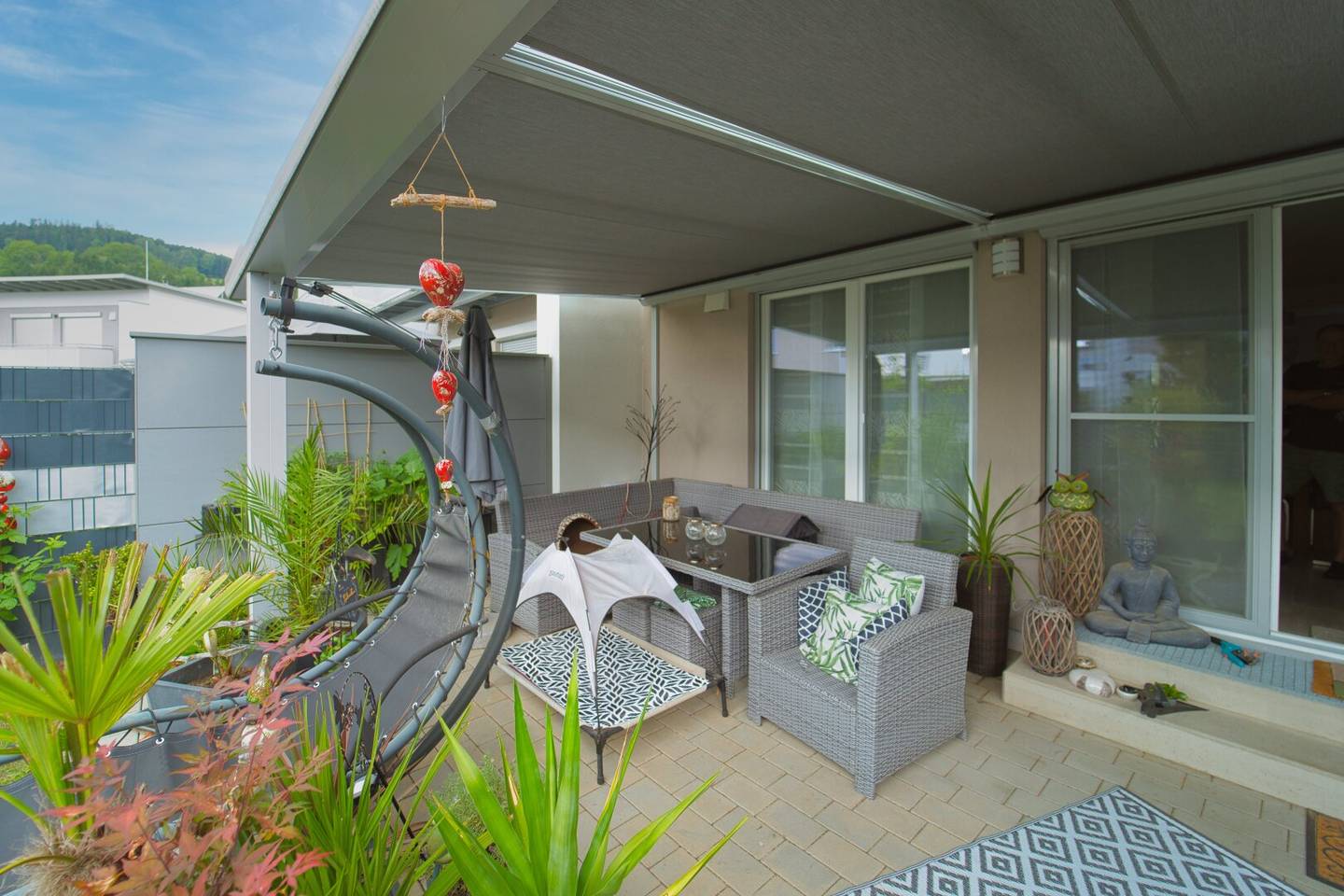 Modernes Kohlbacher Reihenhaus | schöner Garten | ruhige Grünlage | Terrasse, Balkon und Carport