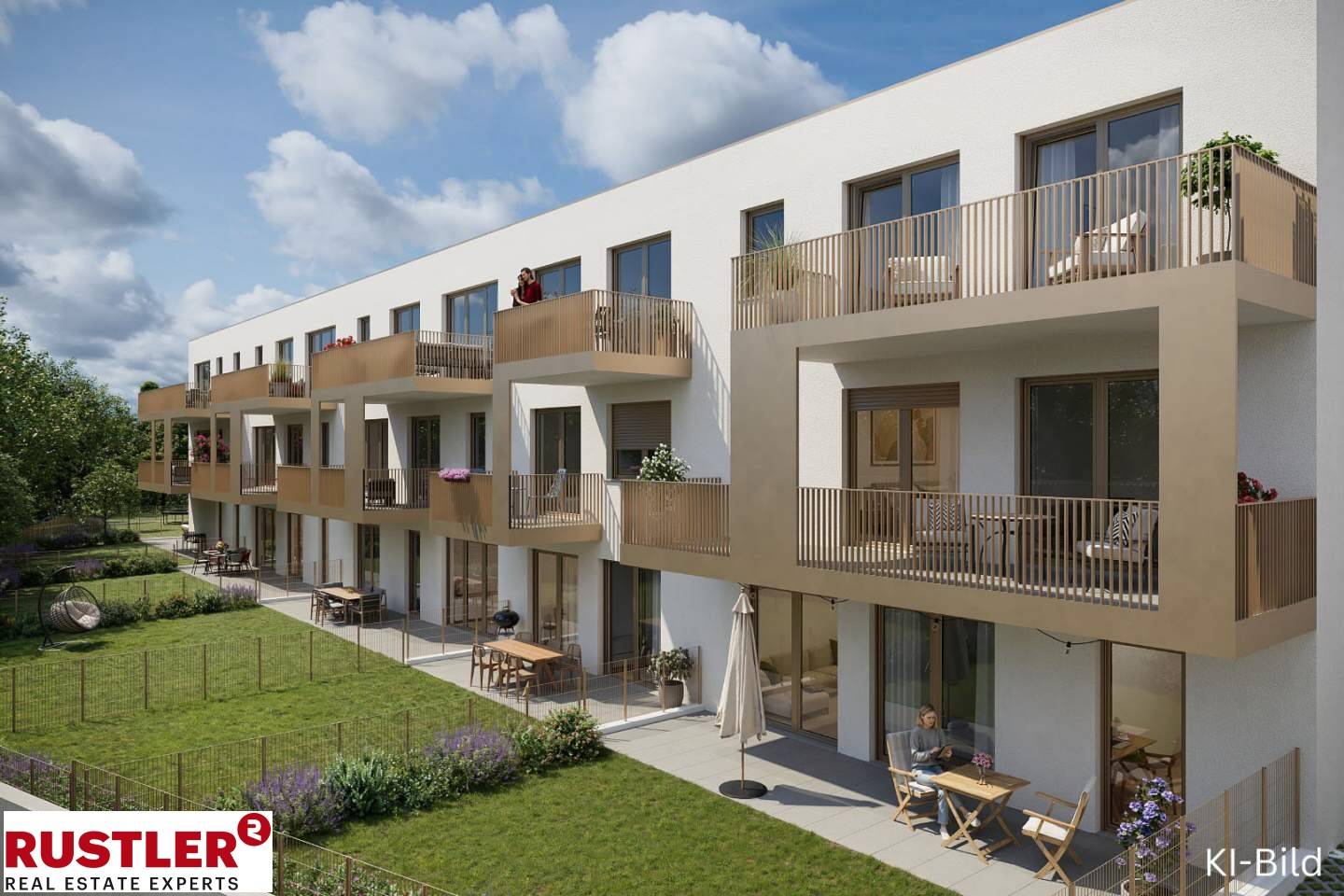 Erdgeschosswohnung mit Privatgarten und Terrasse