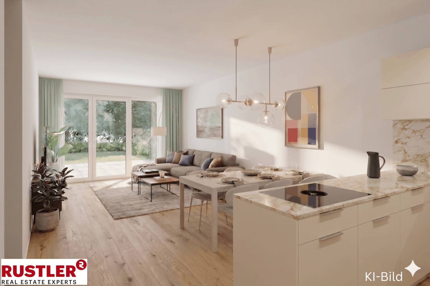 Erdgeschosswohnung mit Privatgarten und Terrasse