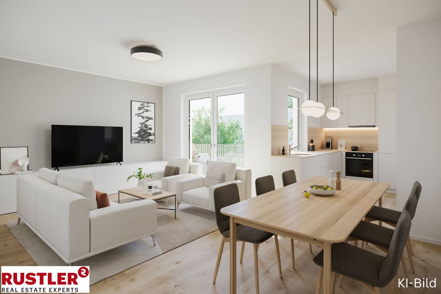 Lichtdurchflutete Neubauwohnung mit Balkon und nachhaltiger Haustechnik
