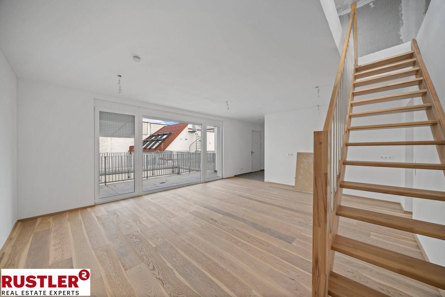 Maisonettewohnung in central location with large terrace