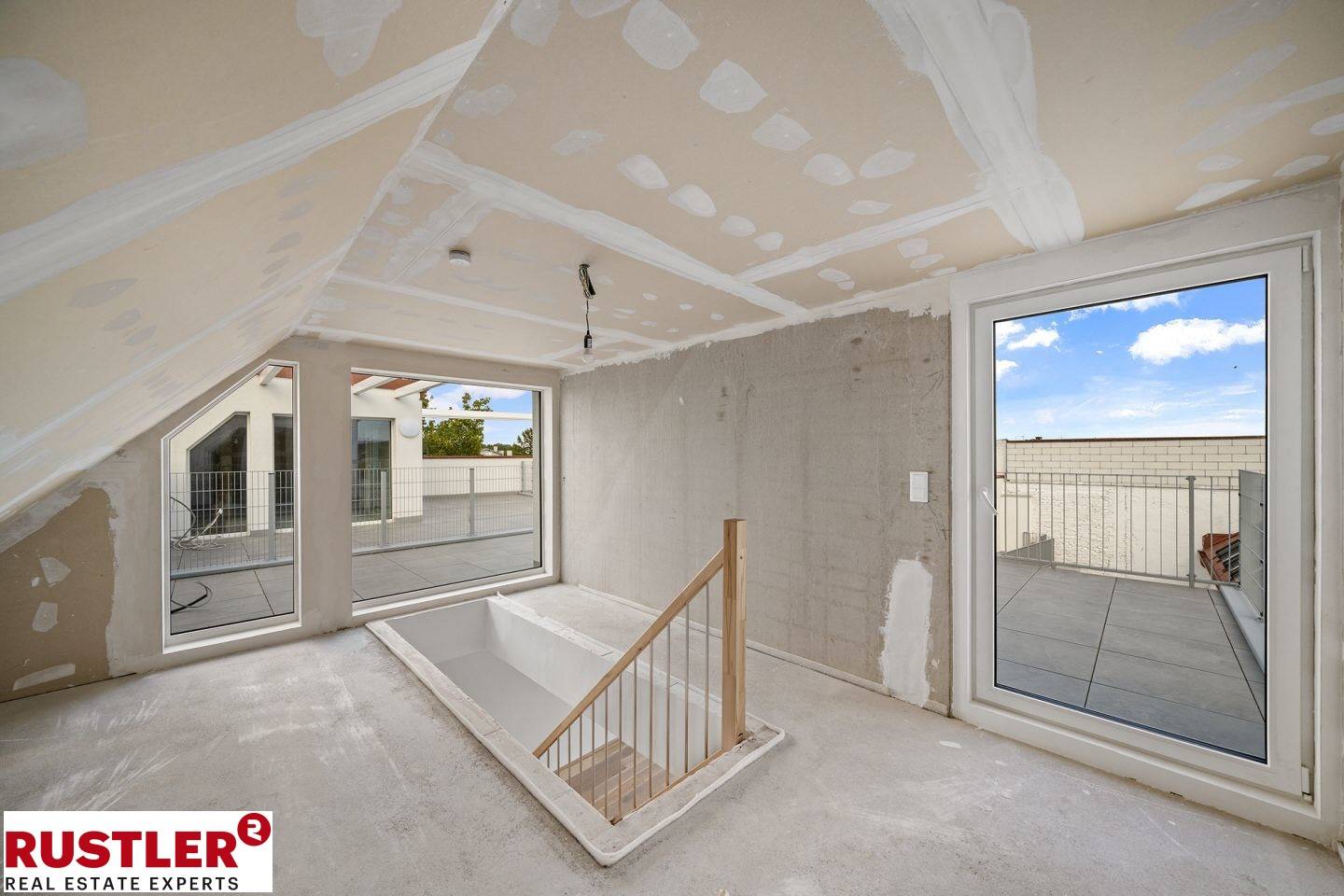 Maisonettewohnung in central location with large terrace
