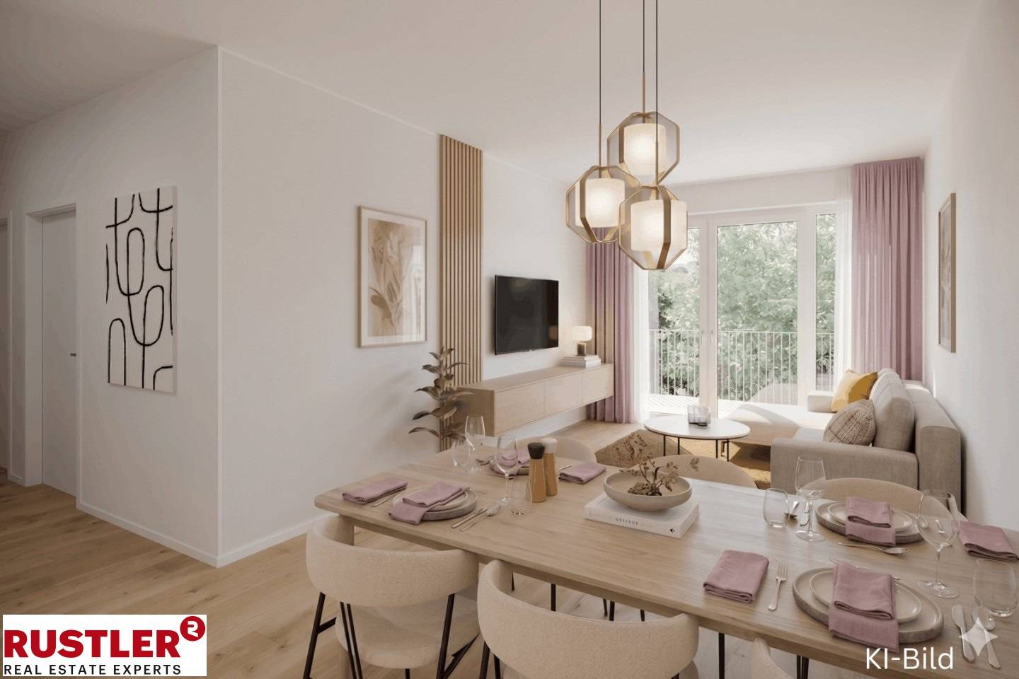 Nachhaltige lichtdurchflutete Dachgeschosswohnung mit Balkon