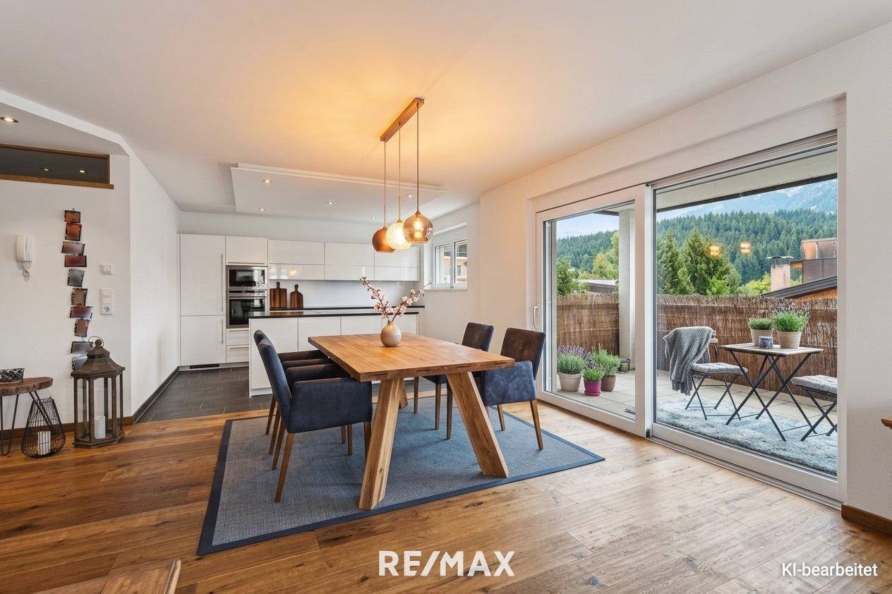 Lichtdurchflutete Wohnung mit Bergblick und sonniger Südwestlage