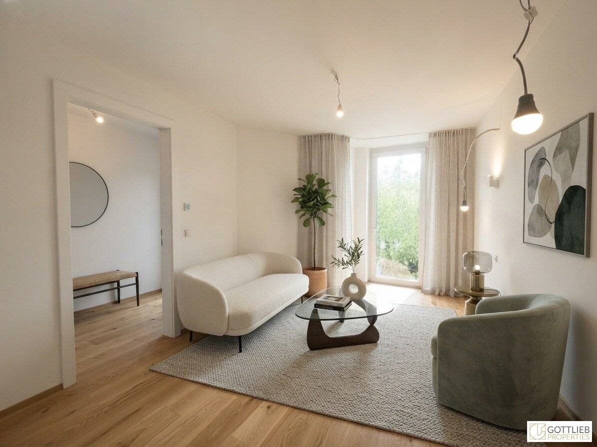 U-Bahn-Nähe U3 und U6! 3-Zimmer-Altbau-Wohnung mit Atelier und Eigengarten in generalsaniertem Gründerzeithaus