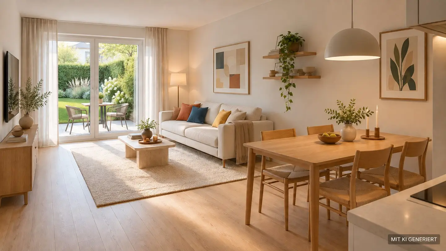 Nearly new leisure property with garden and terrace in Vienna 17th district