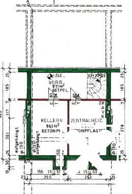 Grundriss Keller