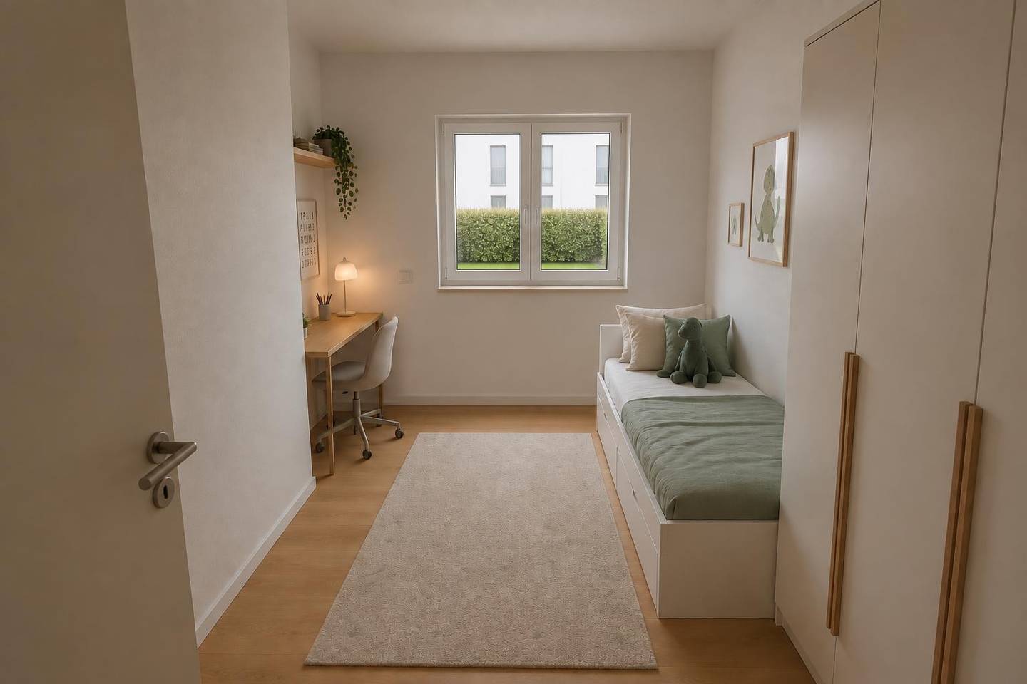 Erdgeschosswohnung mit Eigengarten und 2 Carports