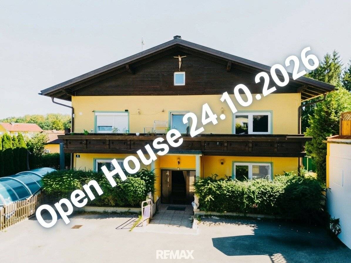 Multi-family house with pool in Bürmoos – live, rent &amp; use potential
