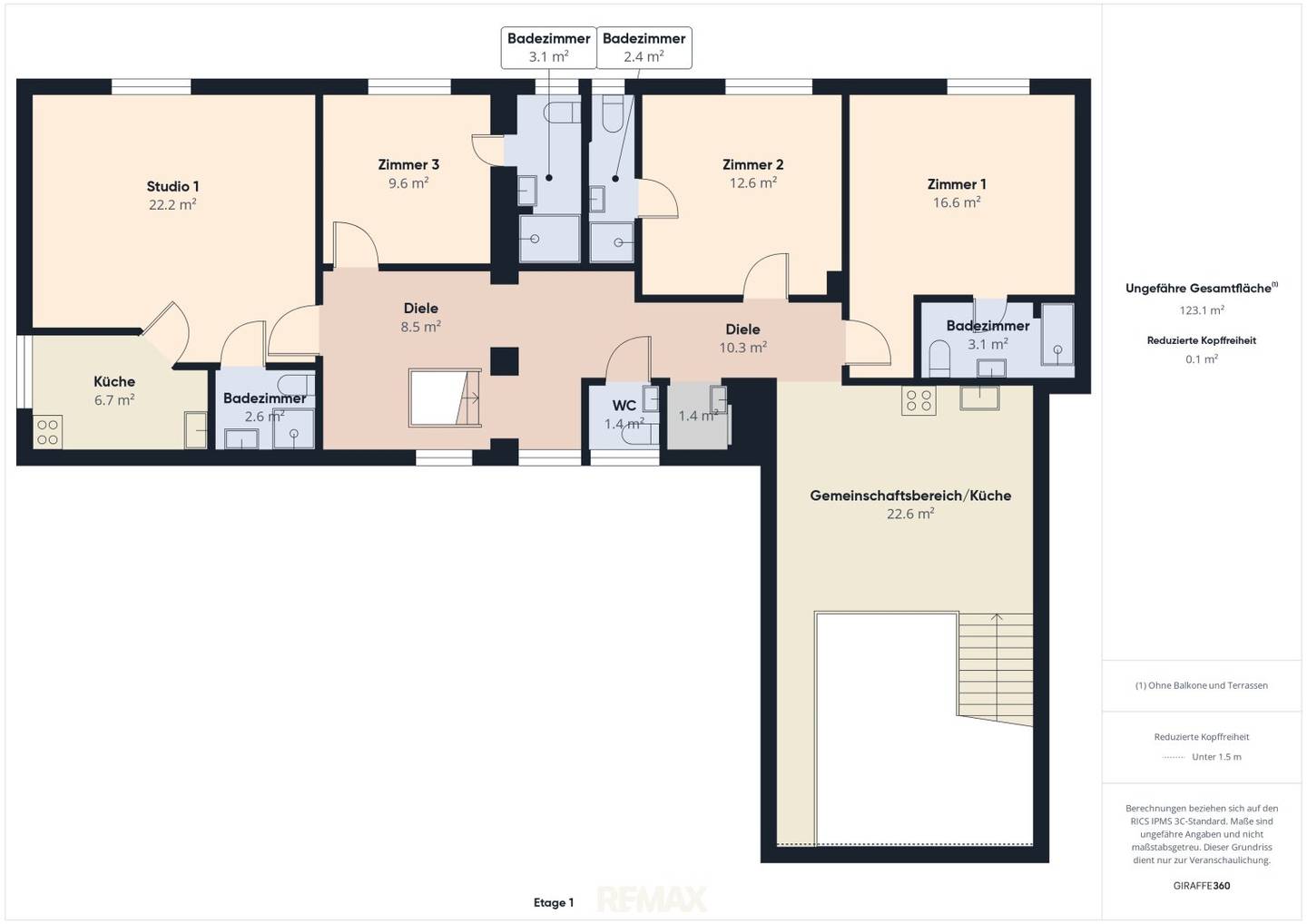 Spacious multi-family house with flexible usage options