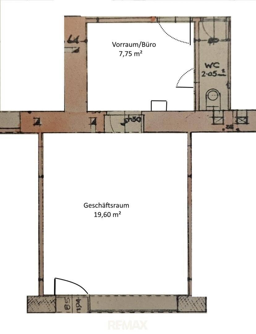 03. Gewerbeobjekt 1040 Wien - Grundriss