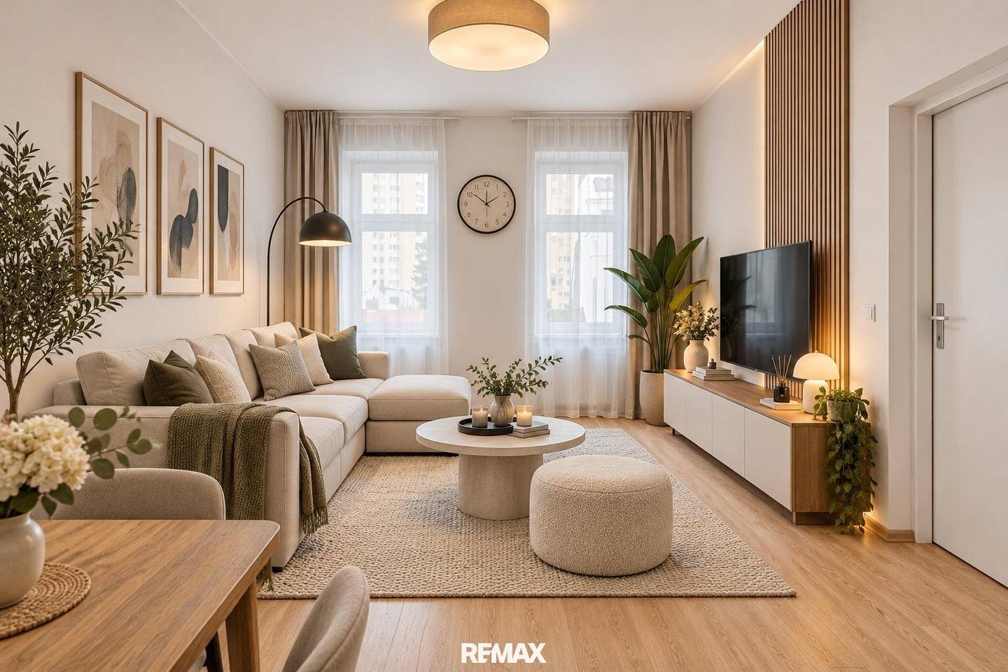 3-room old building Loggia Kagranerplatz Completely in love