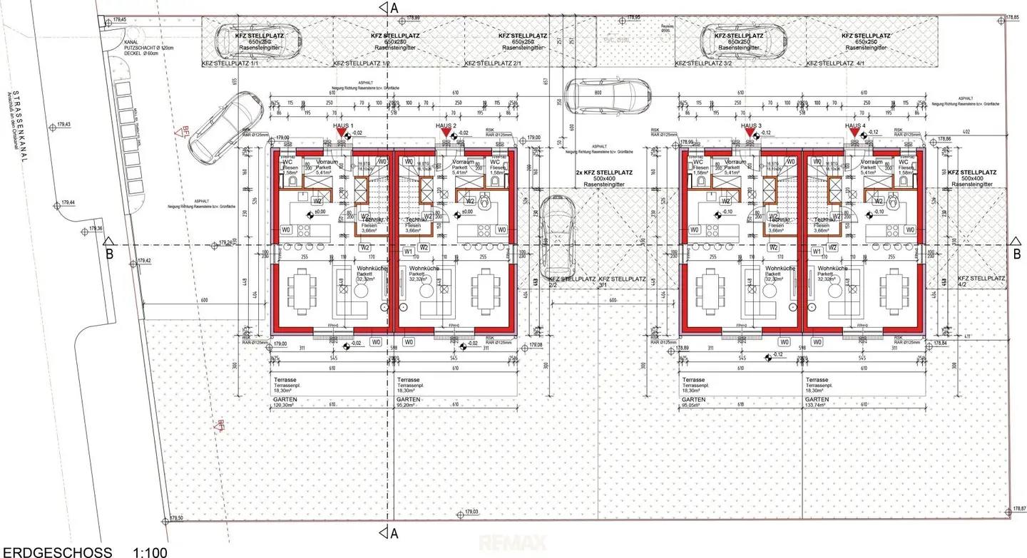 "BAUTRÄGER AUFGEPASST! | Bewilligtes Wohnbauprojekt mit vier Doppelhaushälften | ca. 1.085 m² Grundstück"