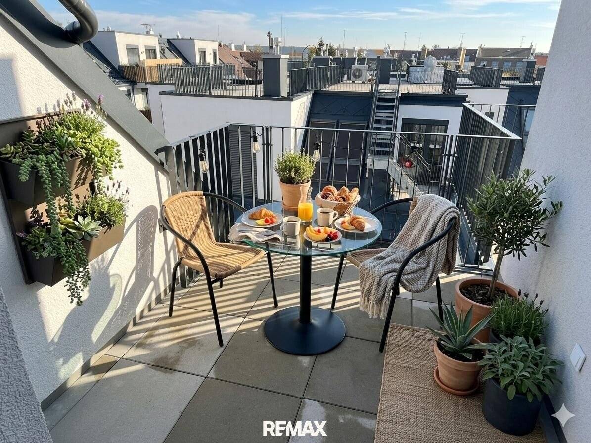Exclusive penthouse apartment with 3 terraces – modern living near Wienerberg