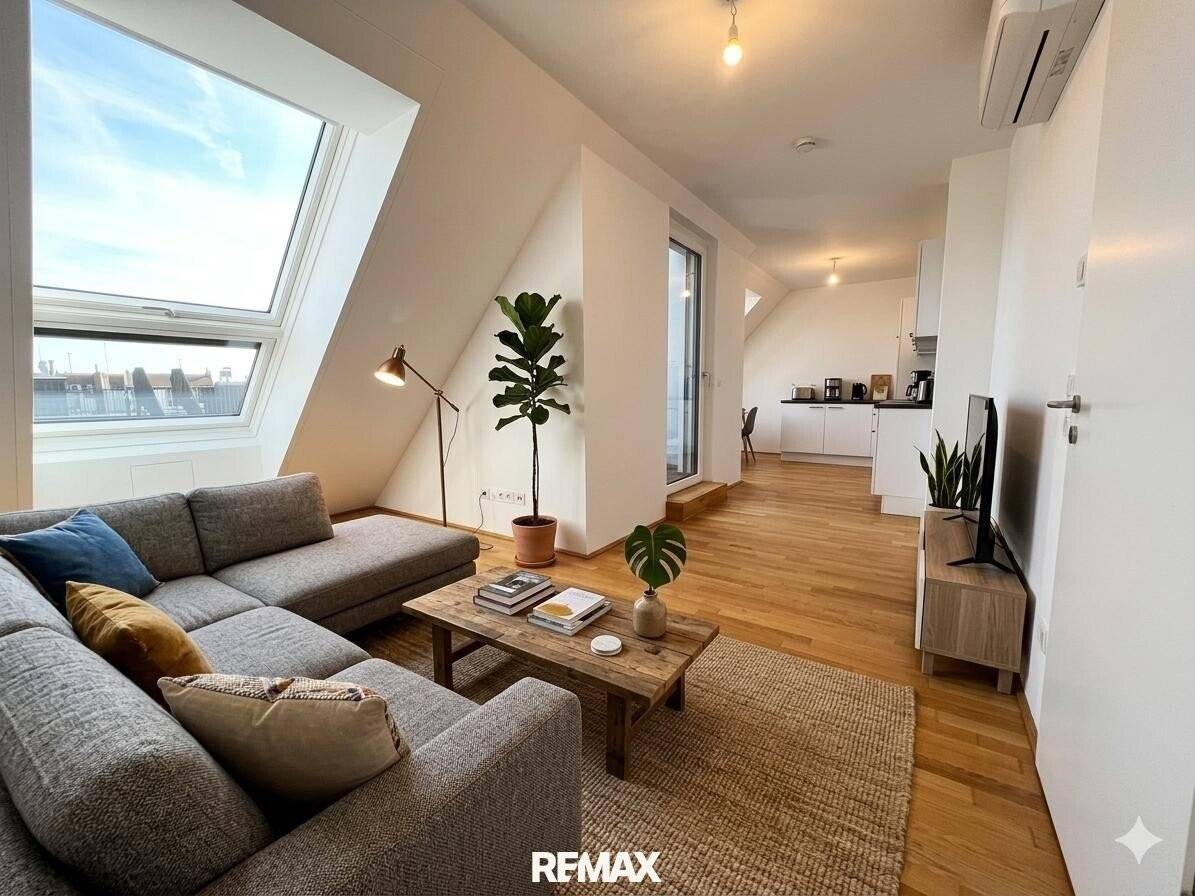 Exclusive penthouse apartment with 3 terraces – modern living near Wienerberg