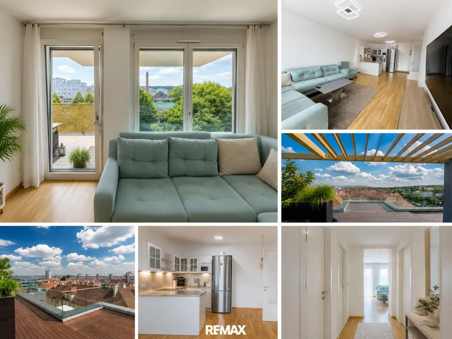 "Moderne 3-Zimmer-Wohnung mit Balkon, Klimaanlage und Rooftop-Pool!"