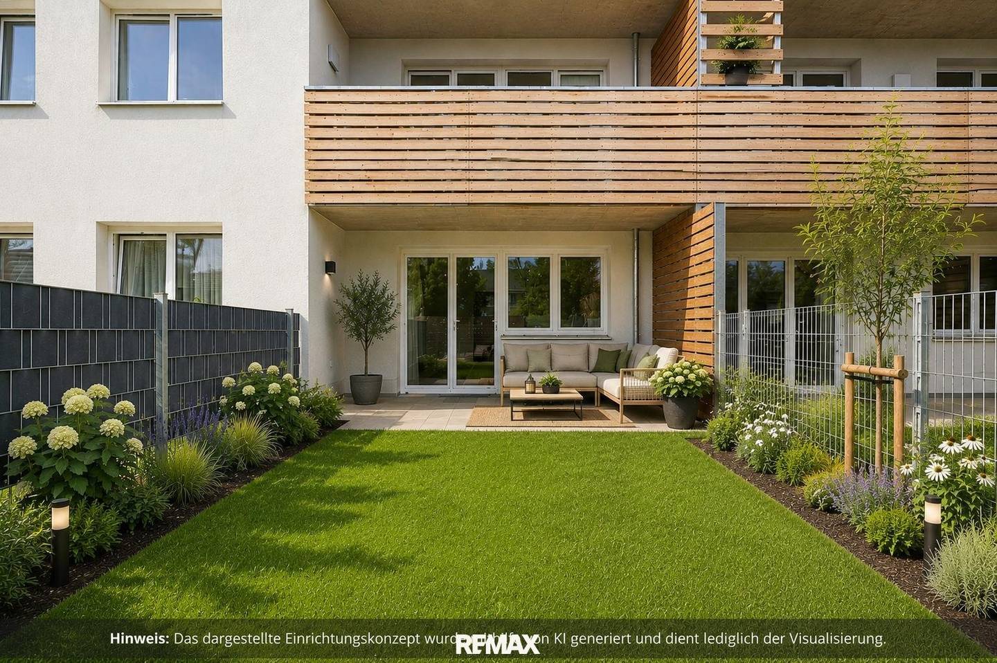 Commission-free for the buyer - 1 room garden apartment
