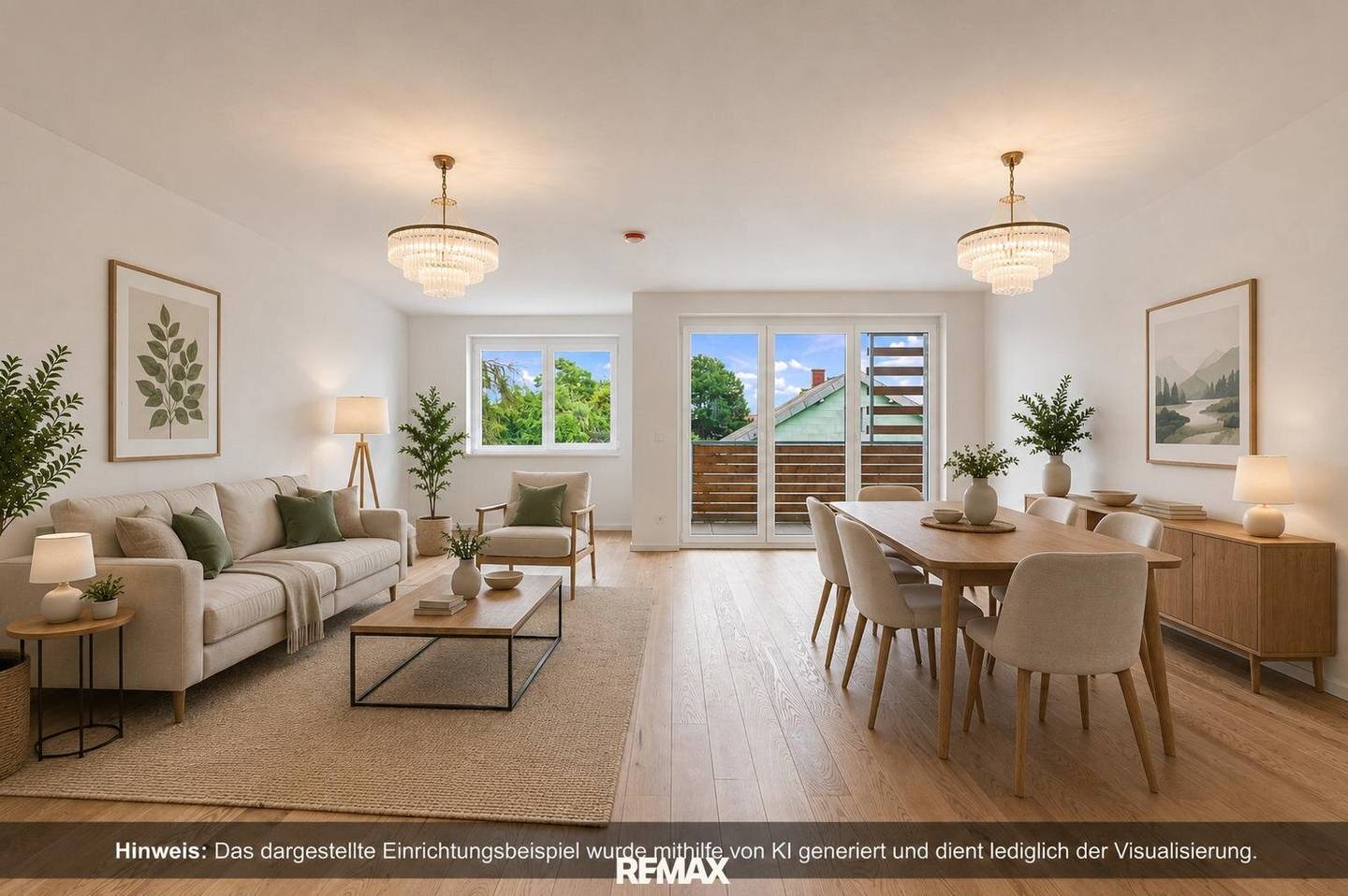 Commission-free for the buyer - 3 rooms with balcony