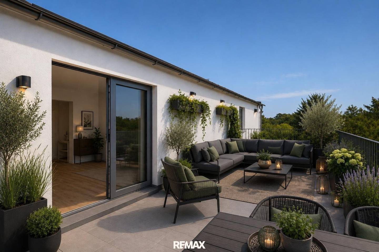 100 % Rooftop Terrace Vibes 3 Rooms!