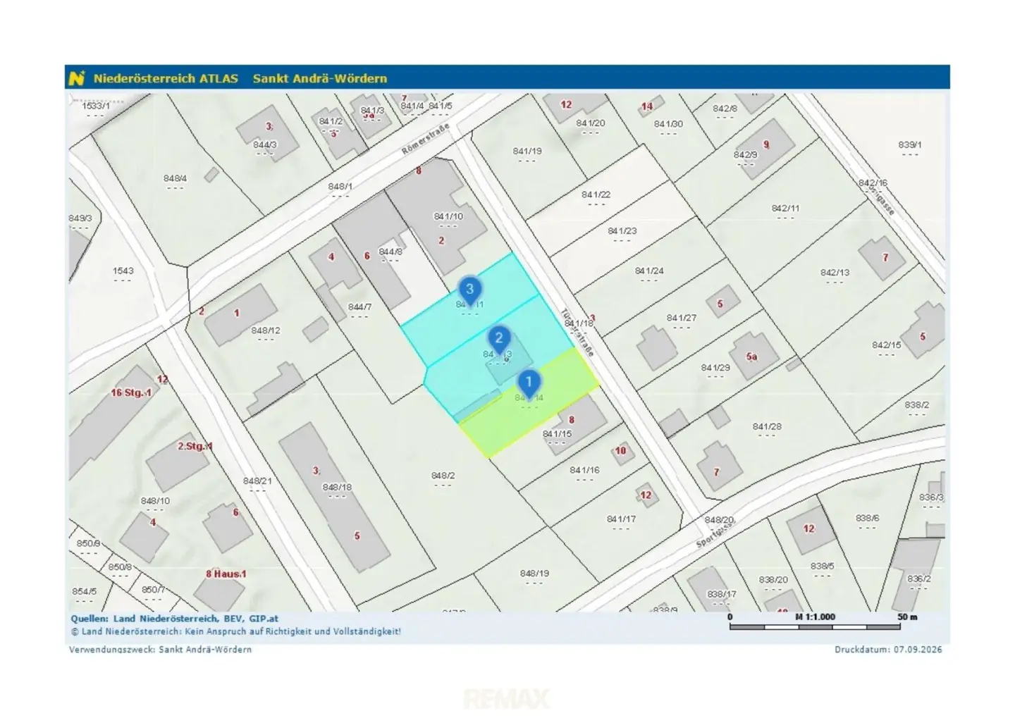 Attractive developer plot in St. Andrä-Wördern