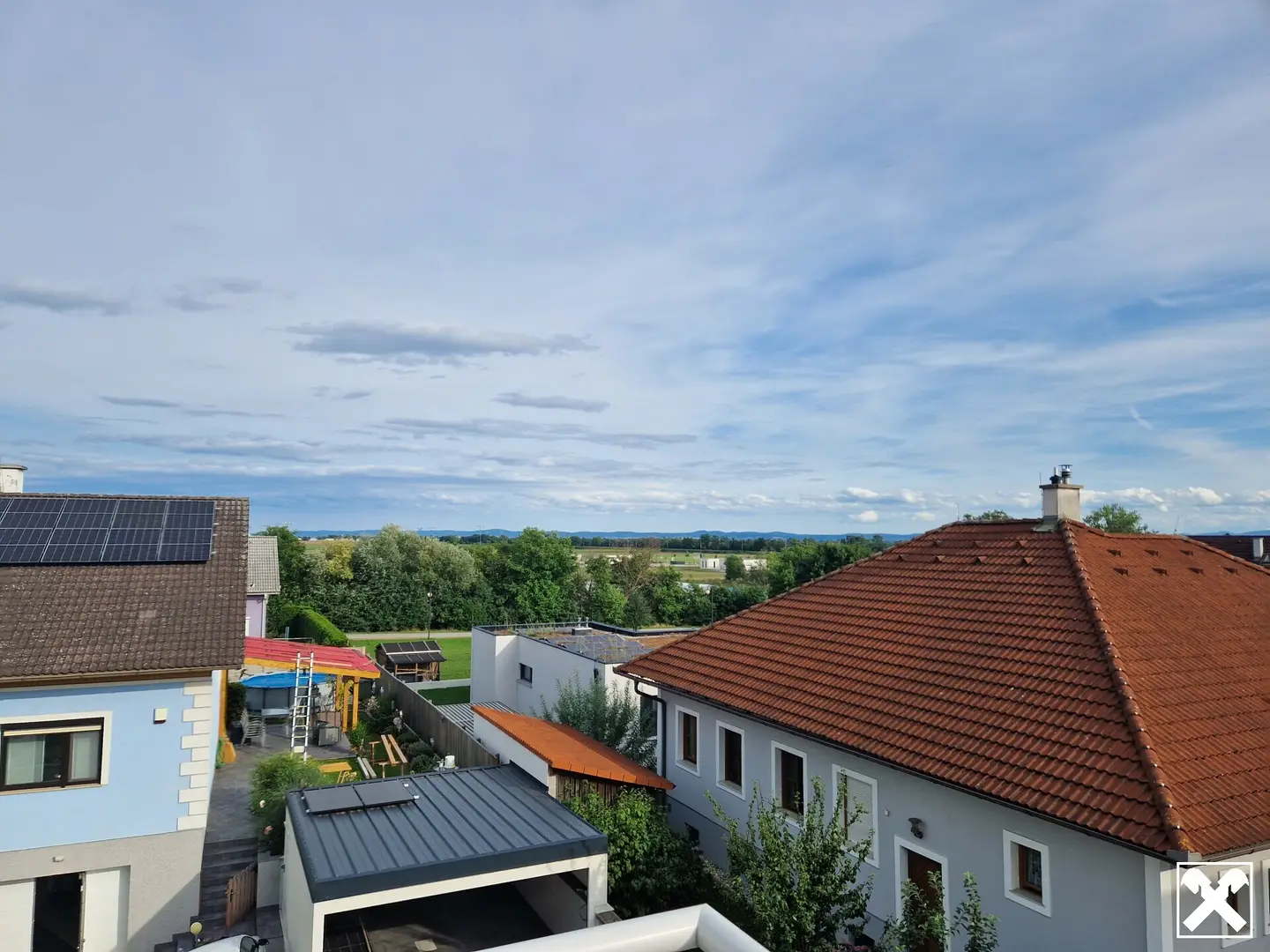 First occupancy apartment morning sun balcony parking