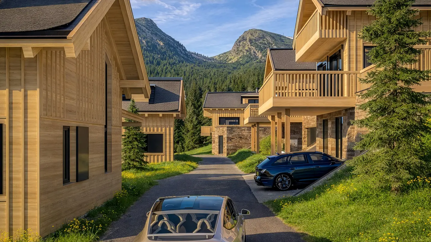 Ferienwohnung with panoramic views and sauna in prime location