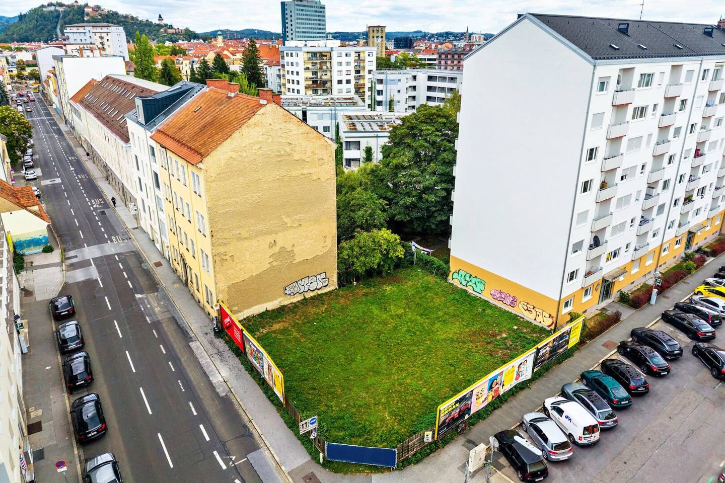 Entwicklungsgrundstück mit rechtswirksamem Bebauungsplan in Graz