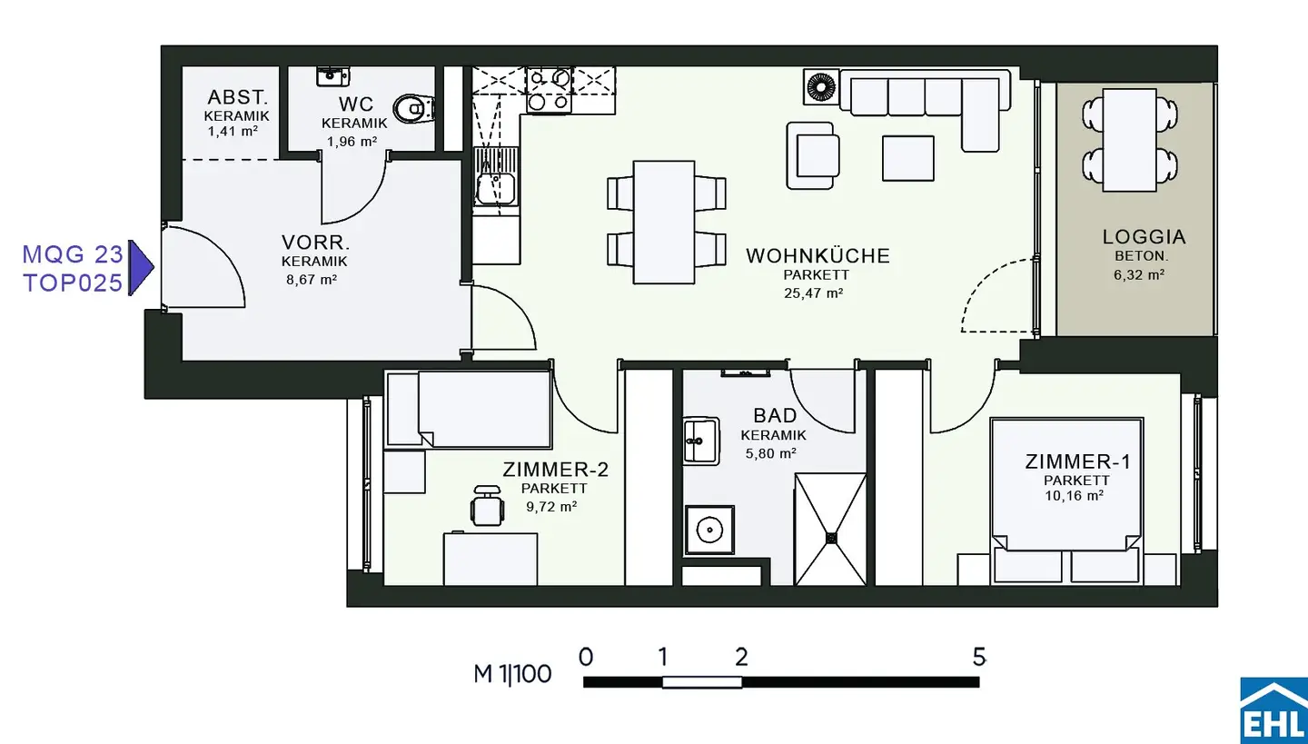 Stylish living near Messe Graz – new build apartments with character