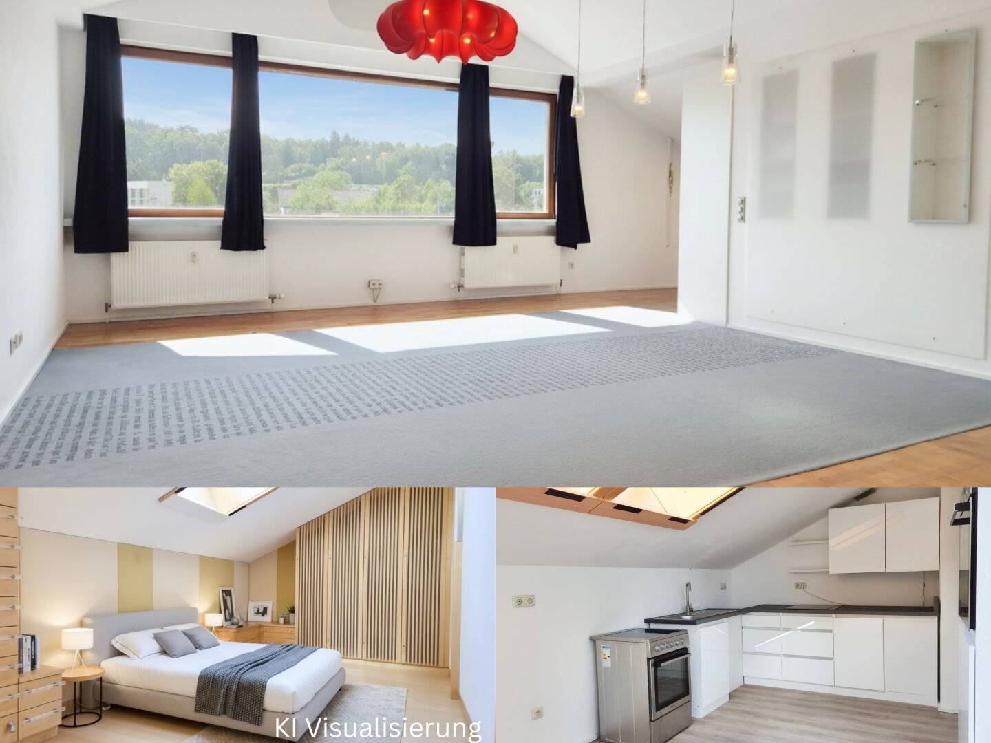 3 room apartment | Living with distant view