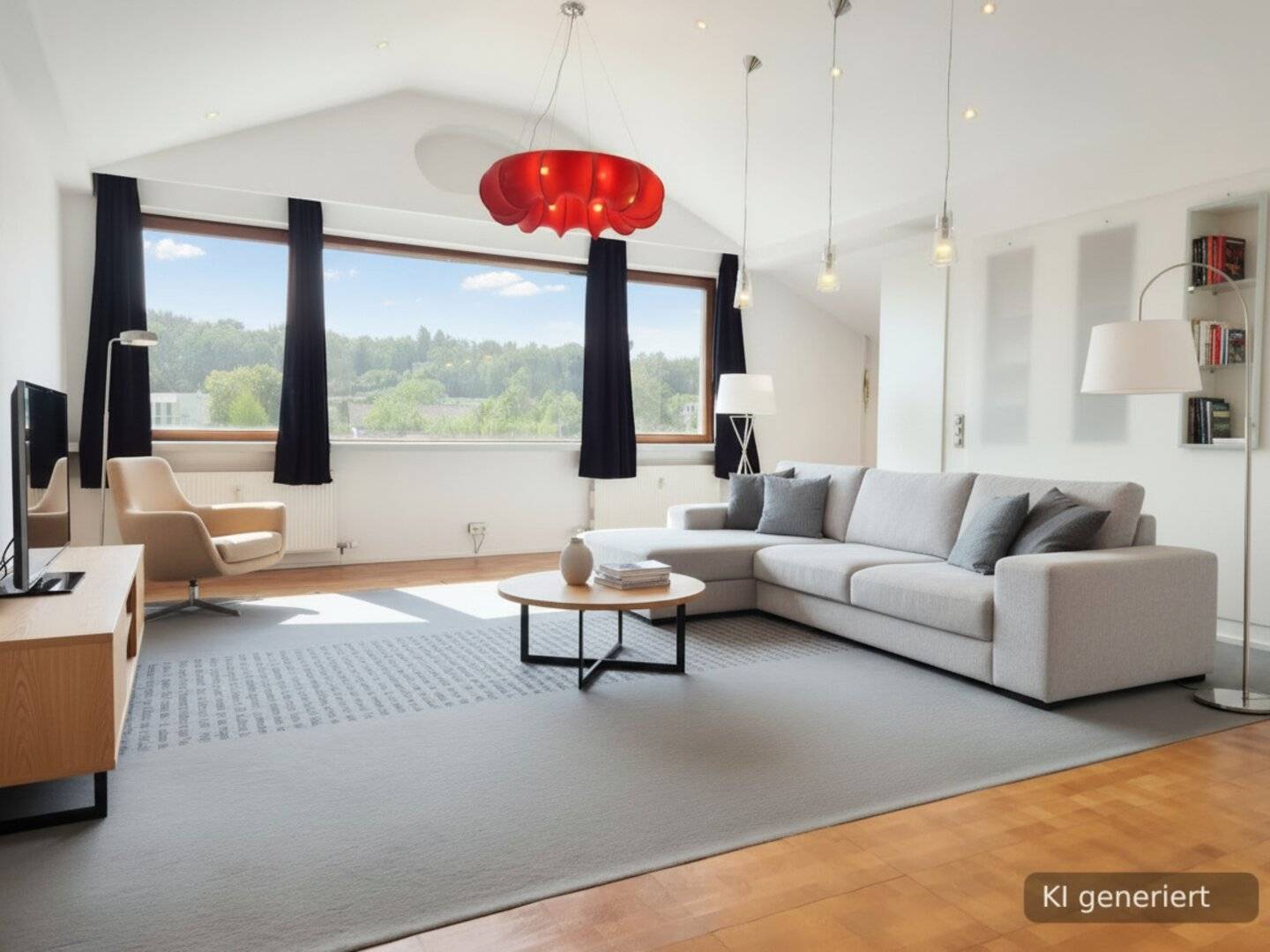 3 room apartment | Living with distant view