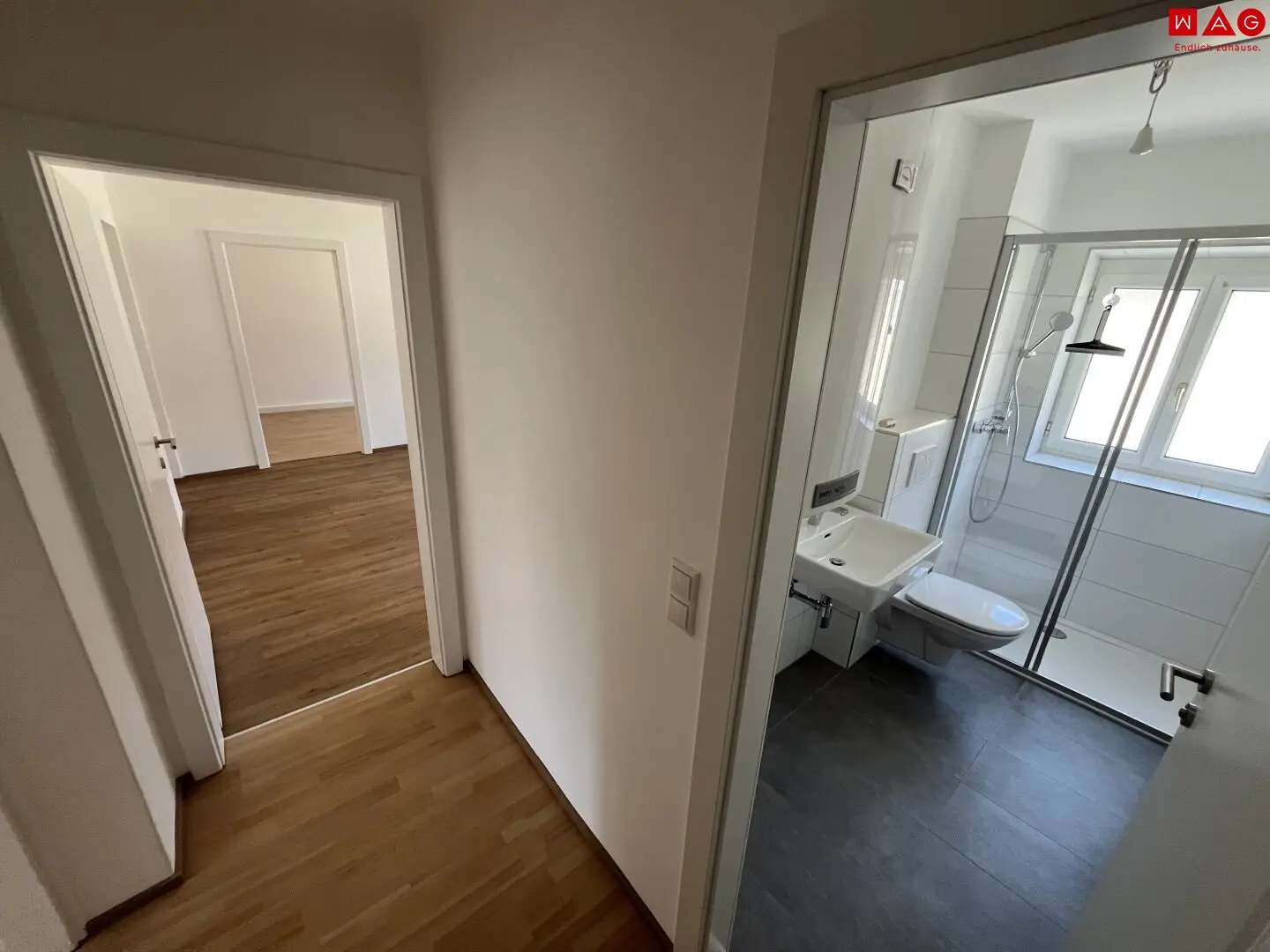 4-room apartment with new bathroom