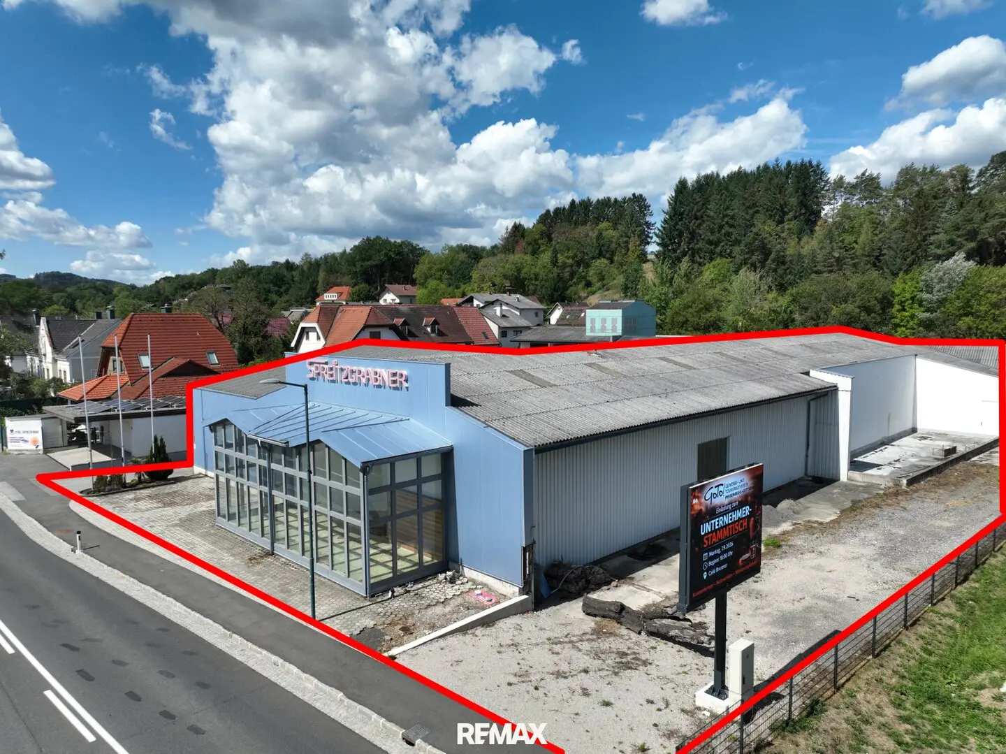 Commercial property with residential house in Persenbeug