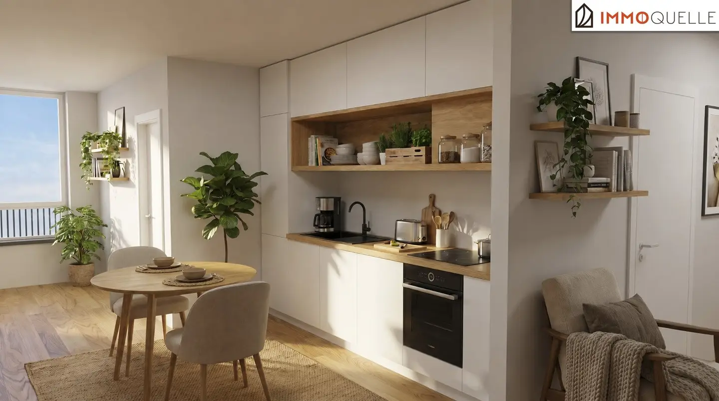 Livable Living - Wels! Barrier-free accessible new build apartment in Wels with private outdoor space, lift, cellar compartment and parking space Commission-free for the buyer