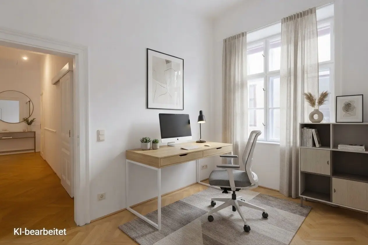 Period apartment in courtyard location near Neubaugasse on the border of 7th and 8th district