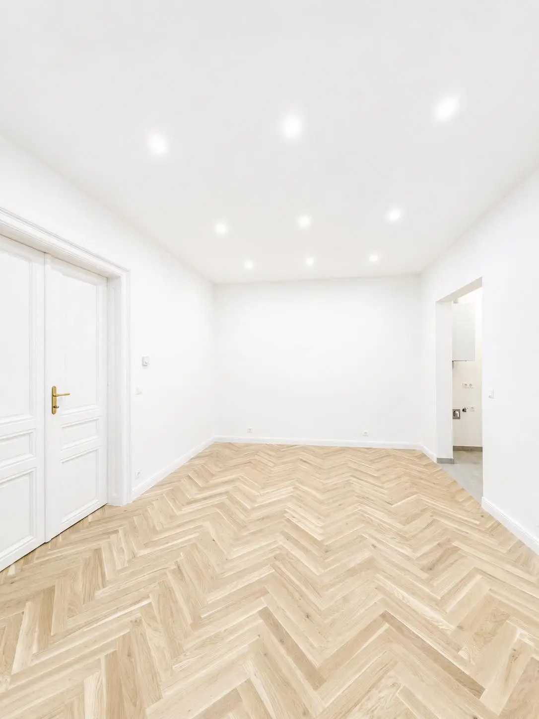 Kernsanierte Altbauwohnung mit Fischgrätparkett und Lift