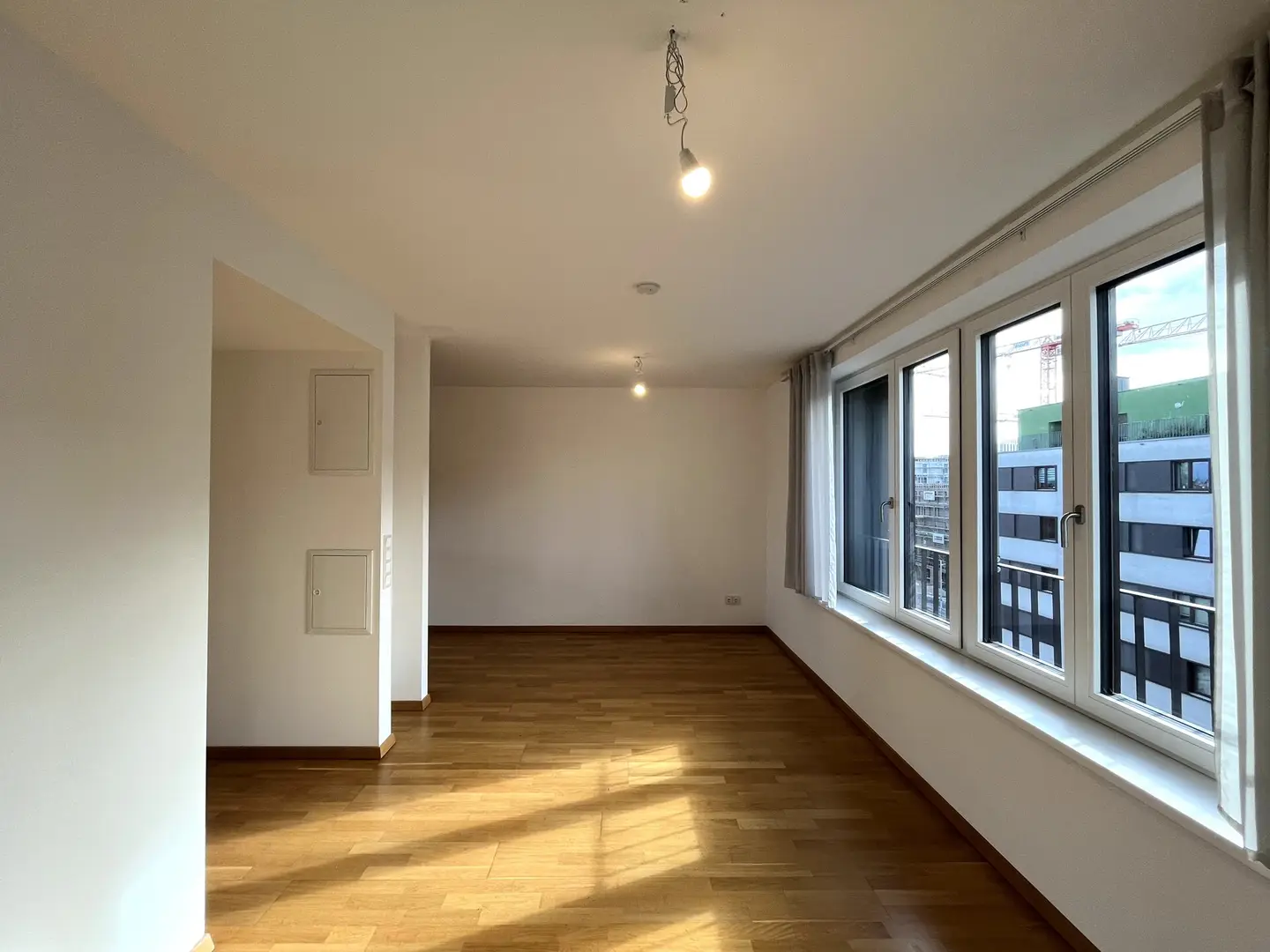 Penthousewohnung with terrace and distant view