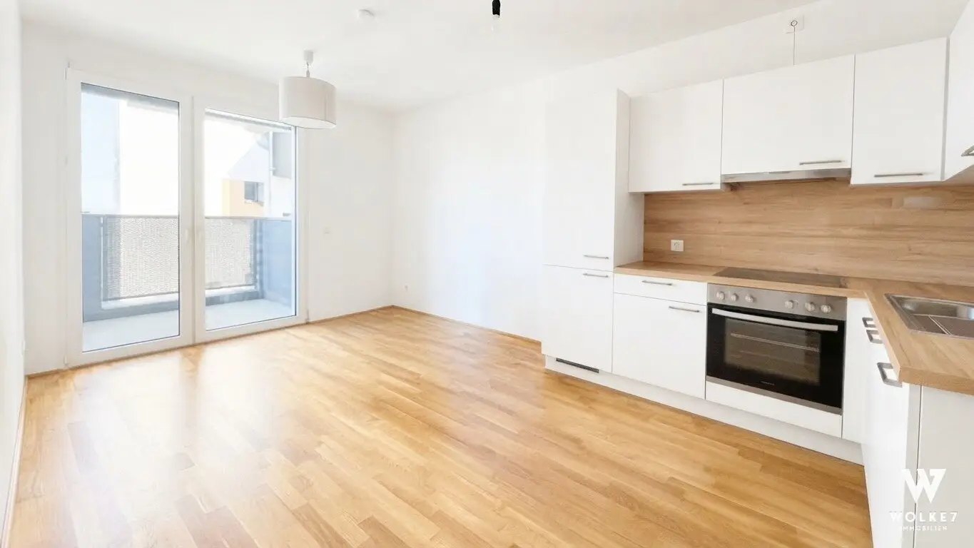 Modern 2-room new build apartment | Balcony | Underfloor heating