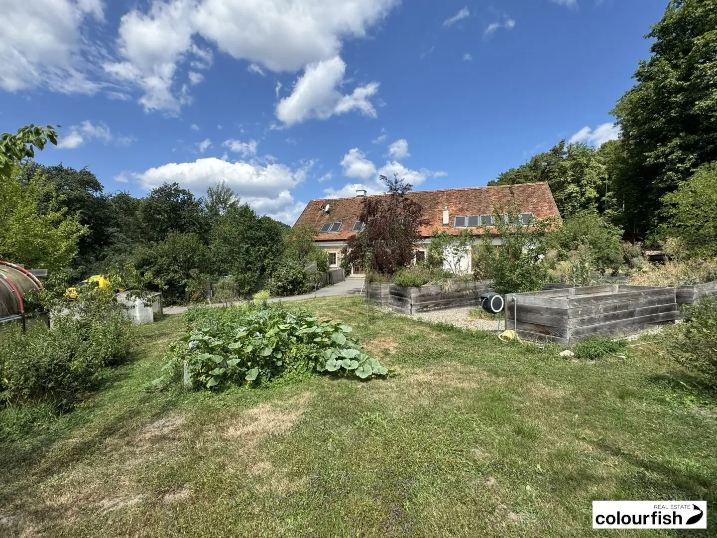 Dreamlike Renovated Self-sufficient Family Idyll on 16.6 Hectares in True Seclusion