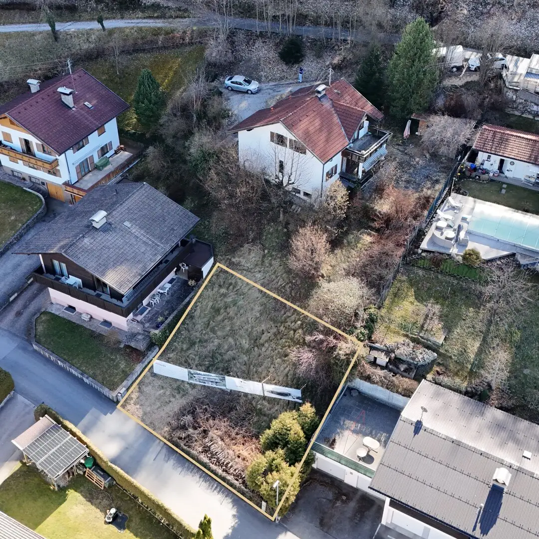 Ideal plot for your own home in Volders