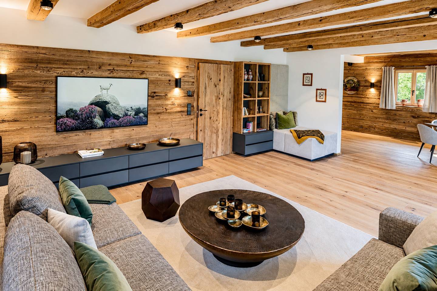 Renovated retreat with sauna and mountain view apartment