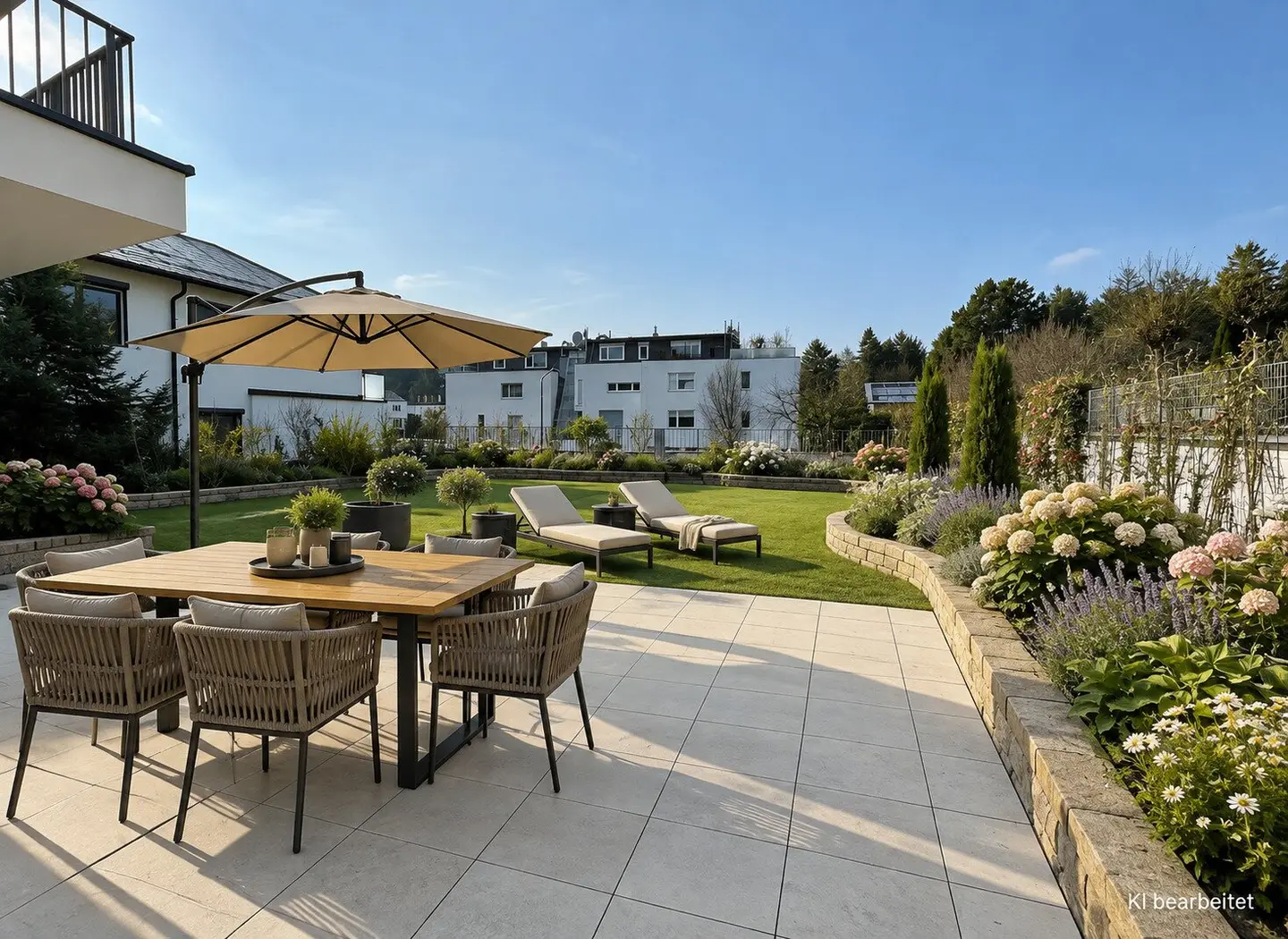 UNIQUE RENTAL APARTMENT, Garden Residence in Döbling: 4 rooms, 260 m² private green area &amp; 60 m² sun terrace