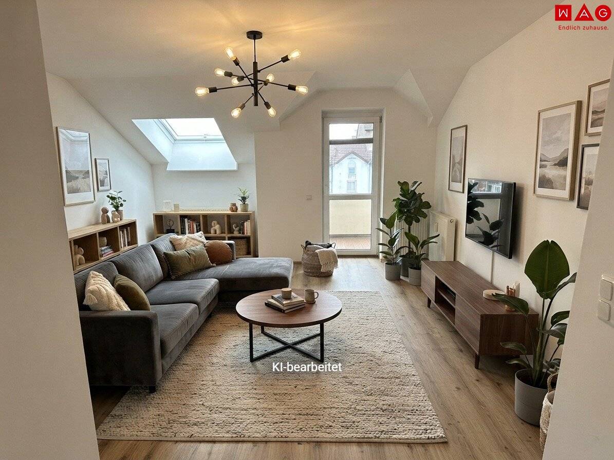 Spacious 3-room apartment with balcony and parking in Linz/Oed with balcony! ATTENTION the lease will be concluded for a fixed term of 5 years