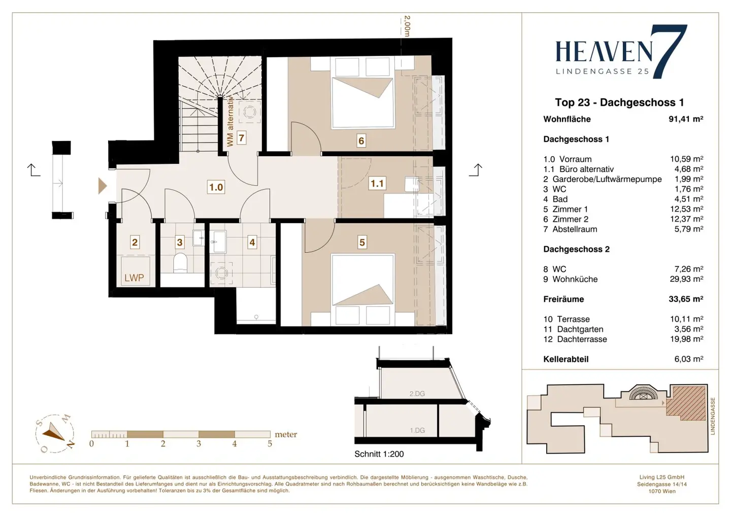Heaven 7 - four exclusive penthouse apartments - commission-free
