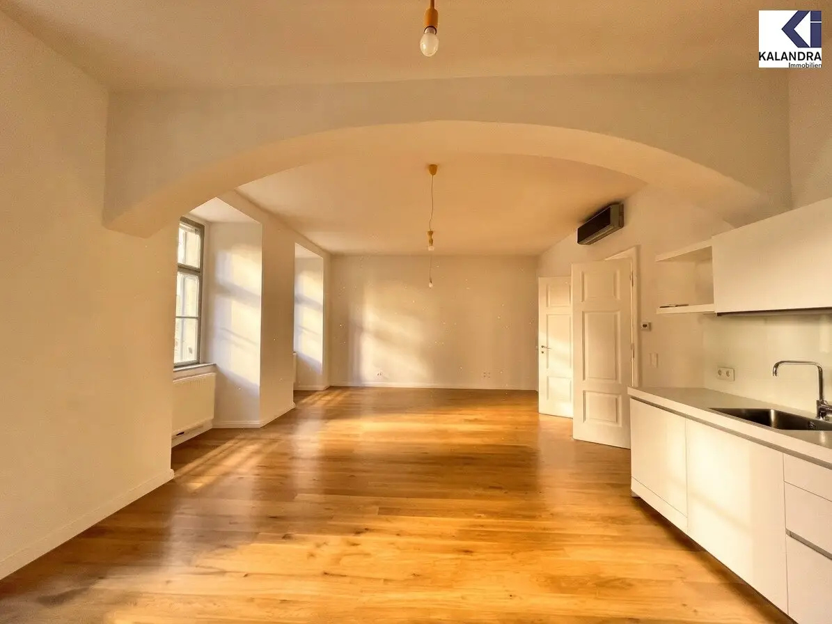 Completely renovated old building apartment in baroque house