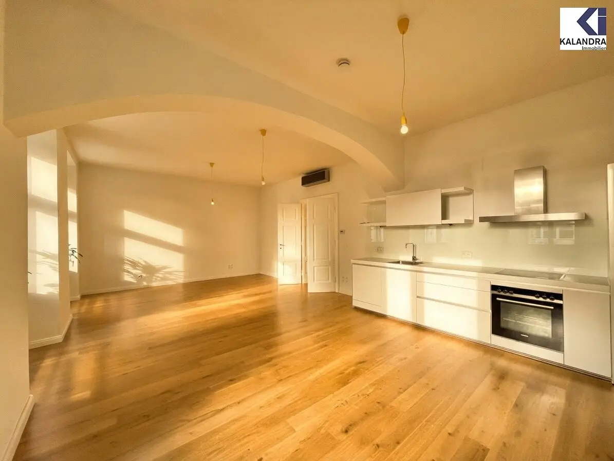 Completely renovated old building apartment in baroque house